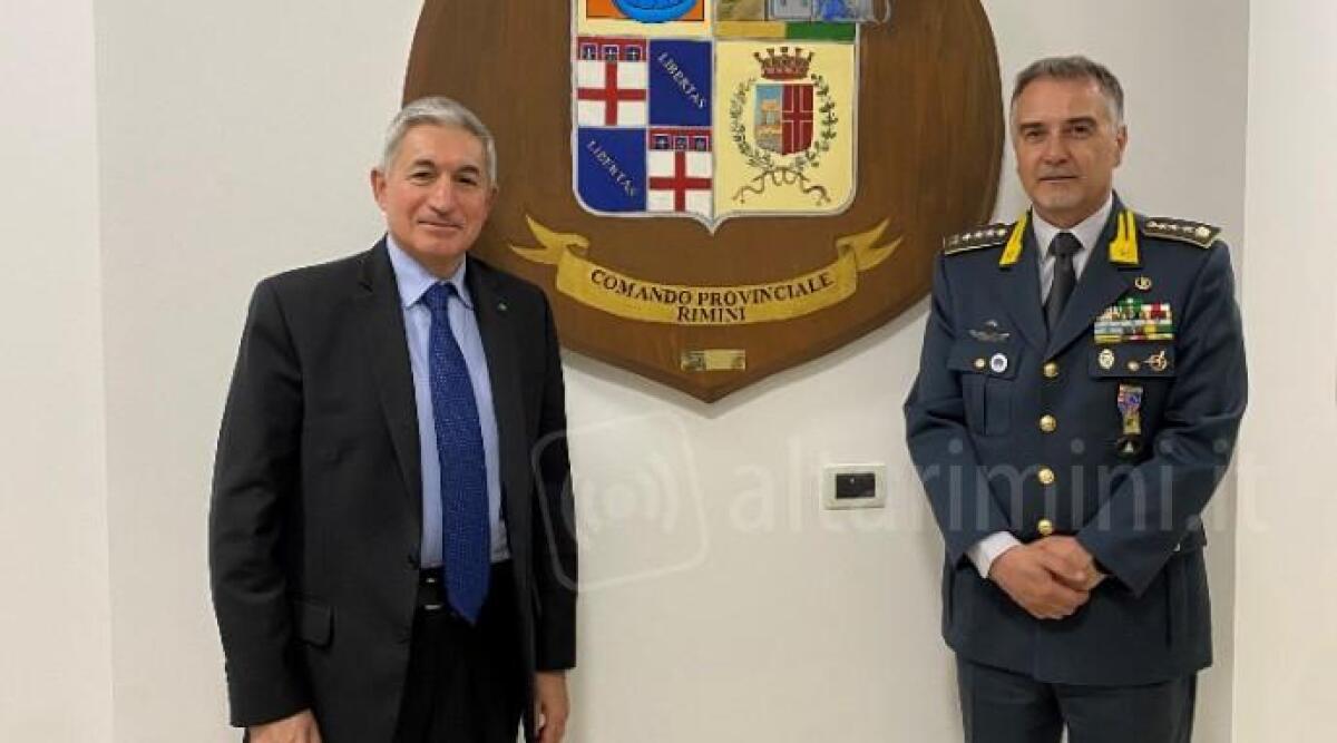 Visita a Rimini del presidente della Sezione Giurisdizionale Regionale della Corte dei Conti - Dott. Tammaro Maiello e Col. Alessandro Coscarelli