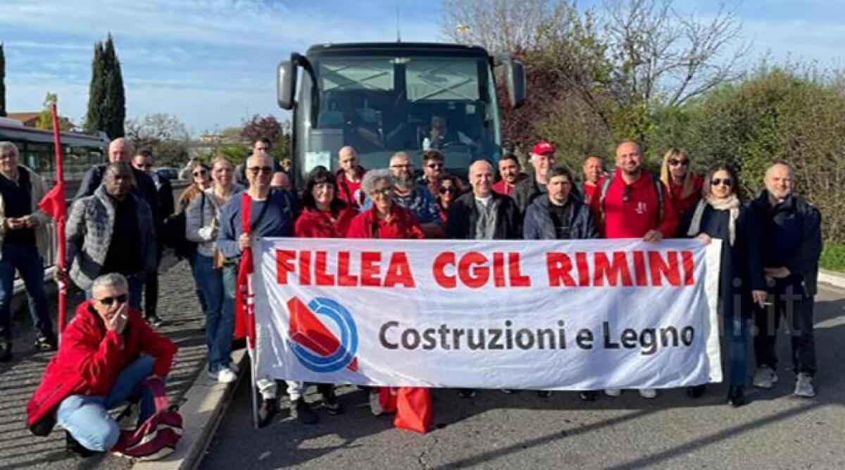 Sindacati denunciano: blocco Superbonus e nuovo Codice appalti metteranno in crisi il settore edile - La delegazione riminese a Roma