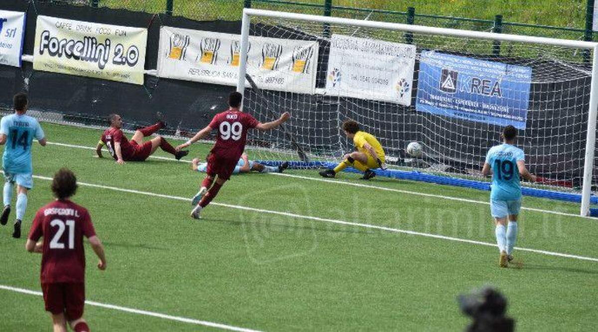 Calcio RSM, sorpasso in vetta per il Tre Penne. Mercoled&igrave; la gara-scudetto - Un'immagine di Libertas-Domagnano (Foto FSGC)