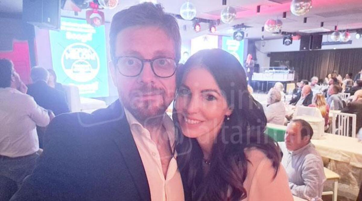 Riccione, Giulio Mignani lascia Forza Italia e approda a Fratelli d'Italia - Giulio Mignani e Beatriz Colombo