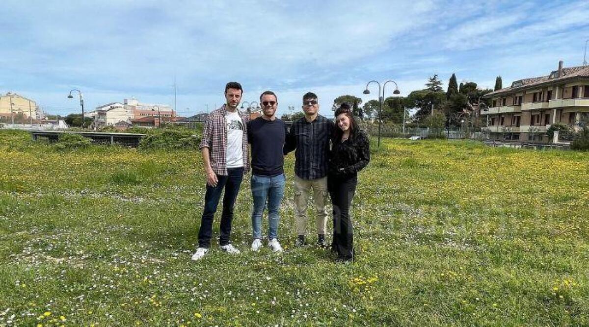 A Cattolica arriva 'Fadiga Festival': rigenerazione, arte, musica e cibo - L'Assessore Vaccarini con i promotori dell'iniziativa
