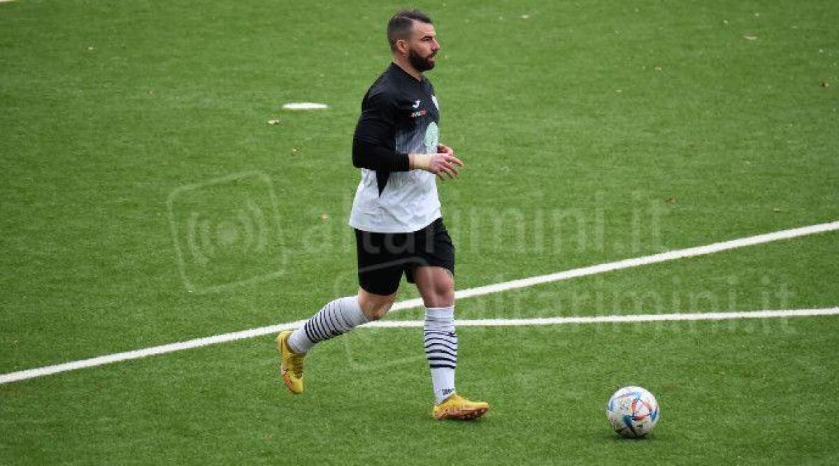 Calcio RSM, il Murata sogna il settimo posto. Costantini: 'Abbiamo dimostrato di essere competitivi' - Mattia Costantini in azione (foto FSGC)