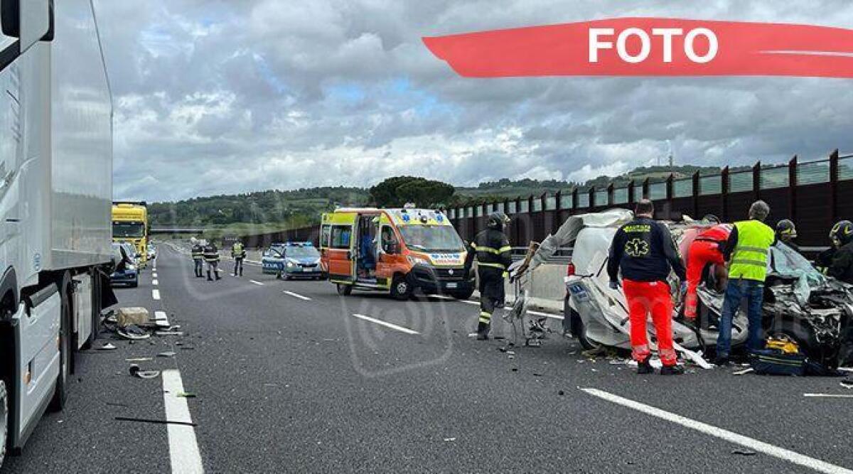 A14 sempre pi&ugrave; paralizzata: violento incidente tra i caselli di Rimini Sud e Rimini Nord - Incidente al km 124 direzione nord dell'autostrada A14