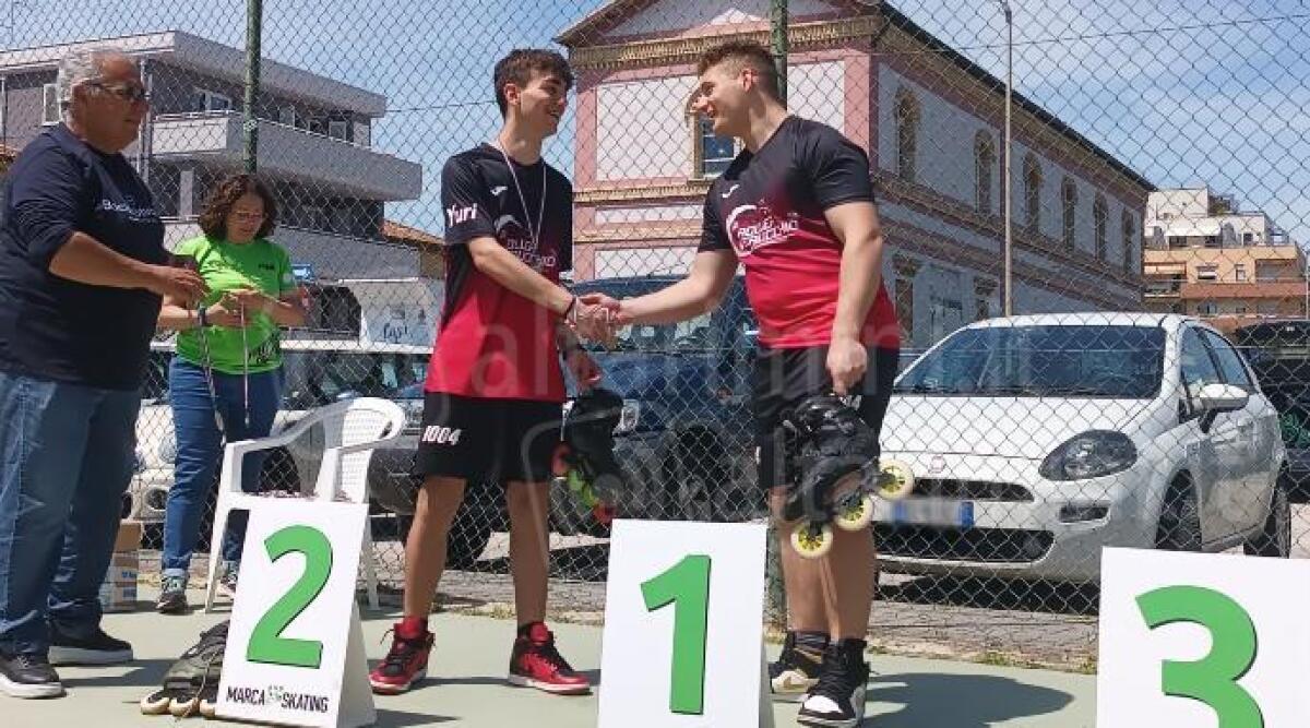 Pattinaggio freestyle, podio e divertimento per Rollerverucchio al trofeo 'La Marca' - Alcuni momenti della gara