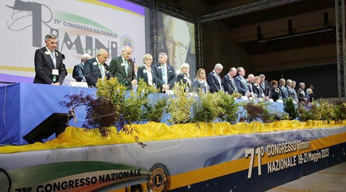 Lions Club raccoglie oltre 12mila per i territori alluvionati - 71&deg; Congresso Nazionale Lions Club a Rimini