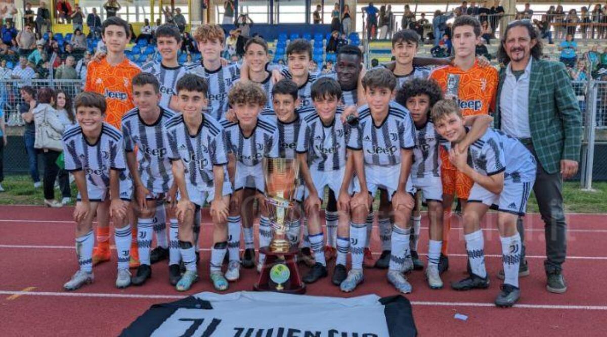 Santarcangelo, la Juventus vince il Memorial Flavio Protti - La squadra vincitrice con Igor Protti