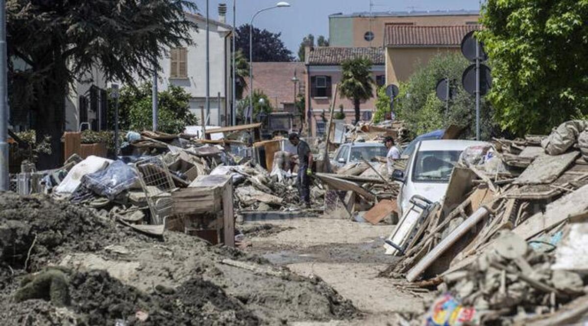 Situazione post-alluvione: oltre mille persone fuori casa e 772 strade chiuse - Foto Ansa