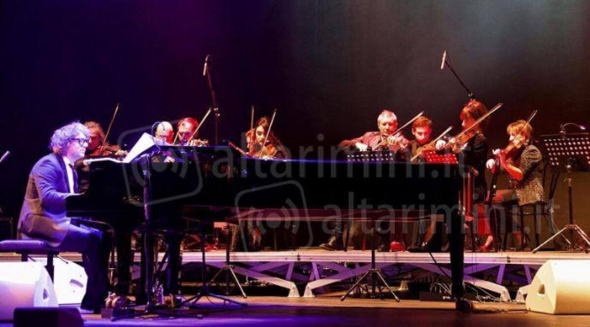 Remo Anzovino presenta il suo nuovo disco al Fulgor di Rimini - Remo Anzovino in concerto - foto di Paolo Grasso