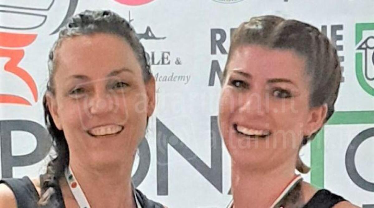 Pole Dance, la riccionese De Donato punta il podio degli Italiani di Pole Sport - Mirella de Donato e Tiziana Tafuro