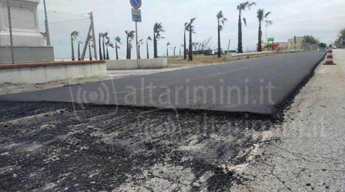Bellaria Igea Marina: asfaltature e interventi sui pini, il punto sulle manutenzioni - Asfaltature in viale Pinzon