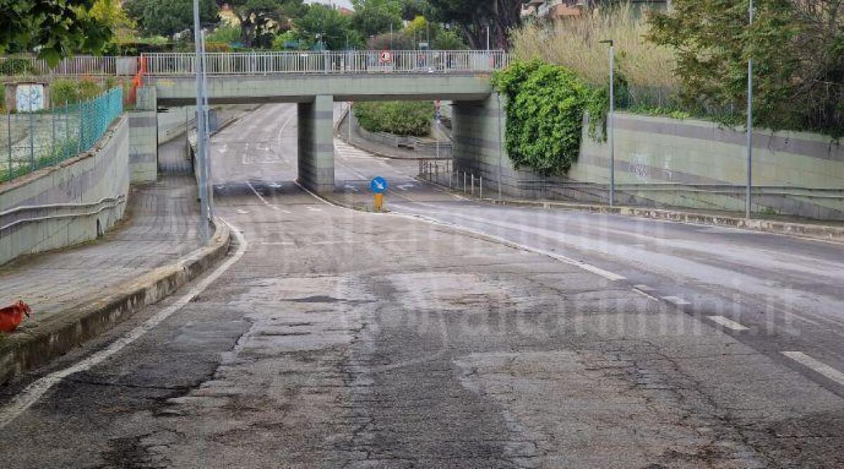 Viabilità cittadina ripristinata a Riccione, riaperti tutti i sottopassi - Sottopasso viale Marsala