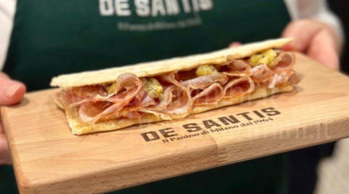 'Sanpa' diventa un panino con le specialit&agrave; prodotte dalla Comunit&agrave; - Il panino 'Sanpa'
