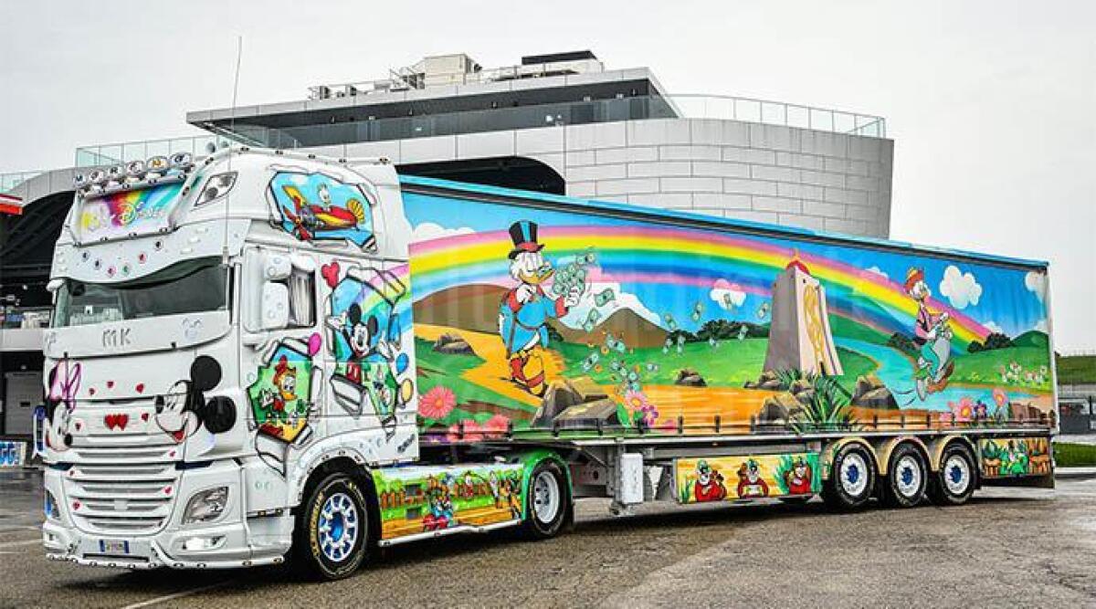 La filiera dell'autotrasporto si è radunata al Misano World Circuit - Un Truck dedicato al mondo Disney