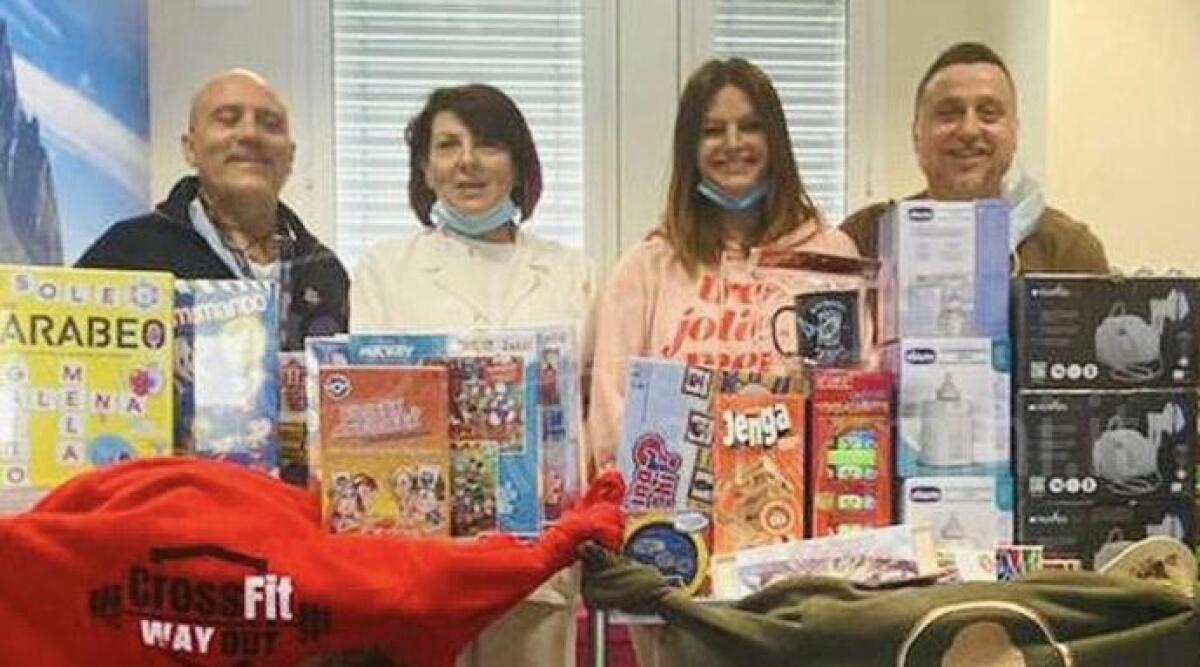 Associazione di Crossfit e gelateria donano giochi e strumenti alla chirurgia pediatrica dell'ospedale - 