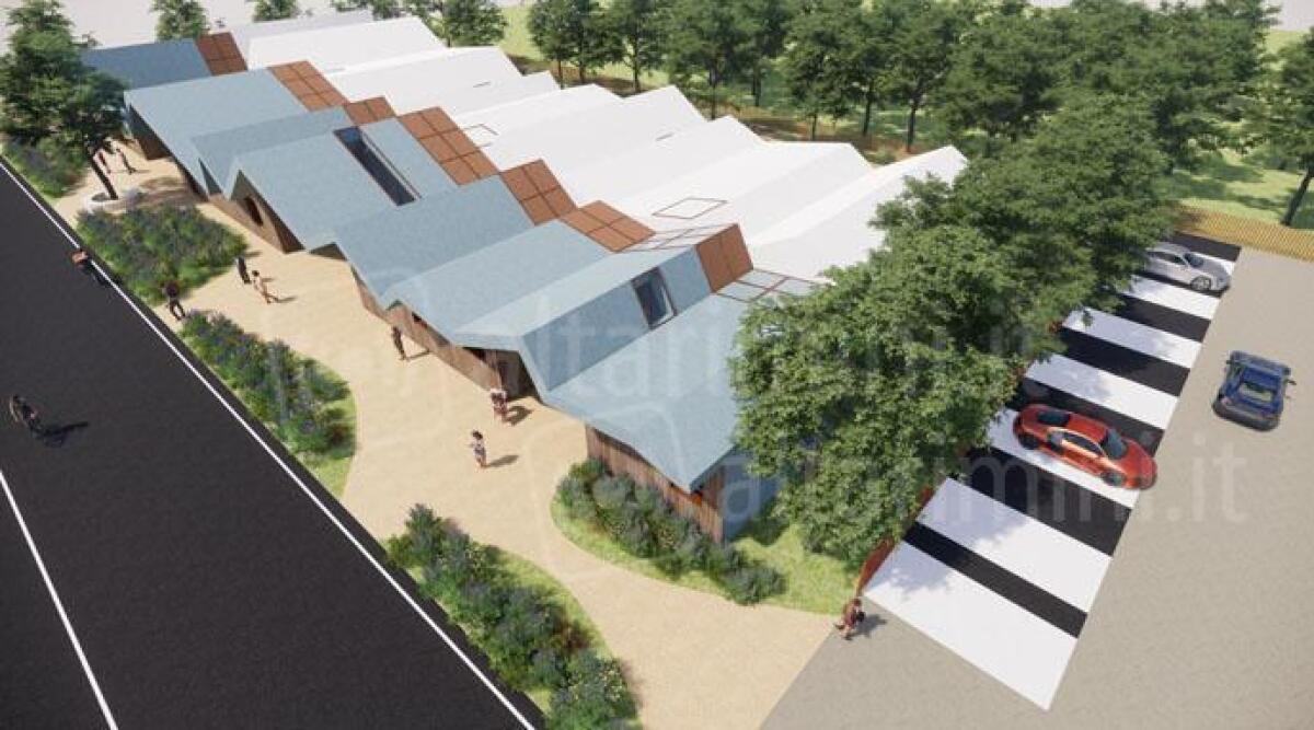Entro fine maggio aggiudicati i lavori per i tre nuovi poli educativi di Rimini - Rendering del nido Girotondo