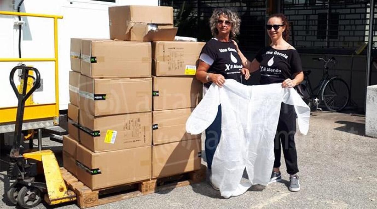 Alluvione: donate 2000 tute monouso alla protezione civile di Rimini -