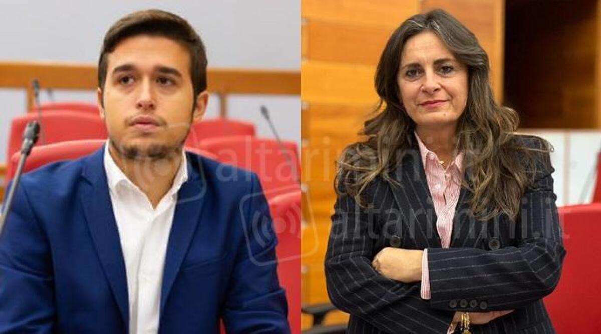 Alluvione, Montevecchi dice no a Bonaccini commissario. E attacca: 'Ecotalebani e gretini' - Da sinistra Matteo Montevecchi e Nadia Rossi