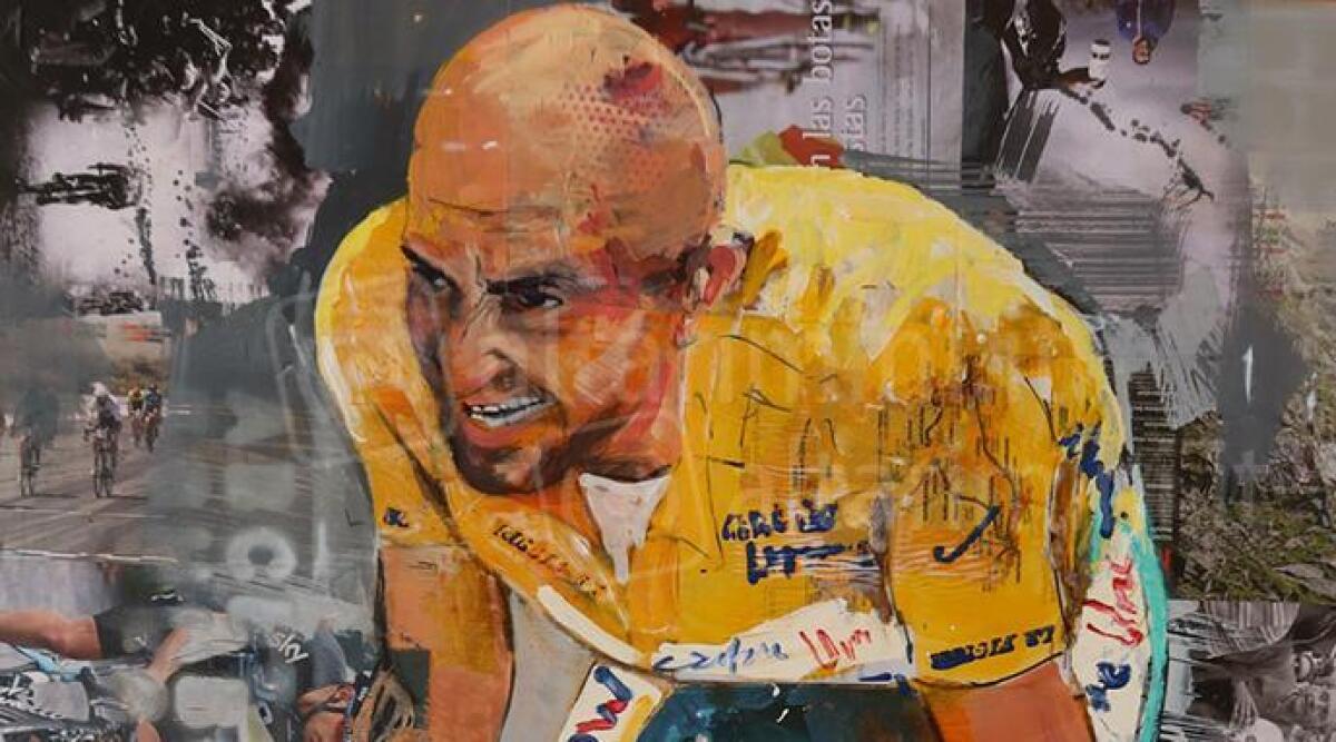 Mostre a Riccione: dopo il successo di 'Frida Kahlo' l'esposizione dedicata a Pantani e ai grandi del ciclismo - dalla mostra "Pantani e i campionissimi" di Miguel Soro