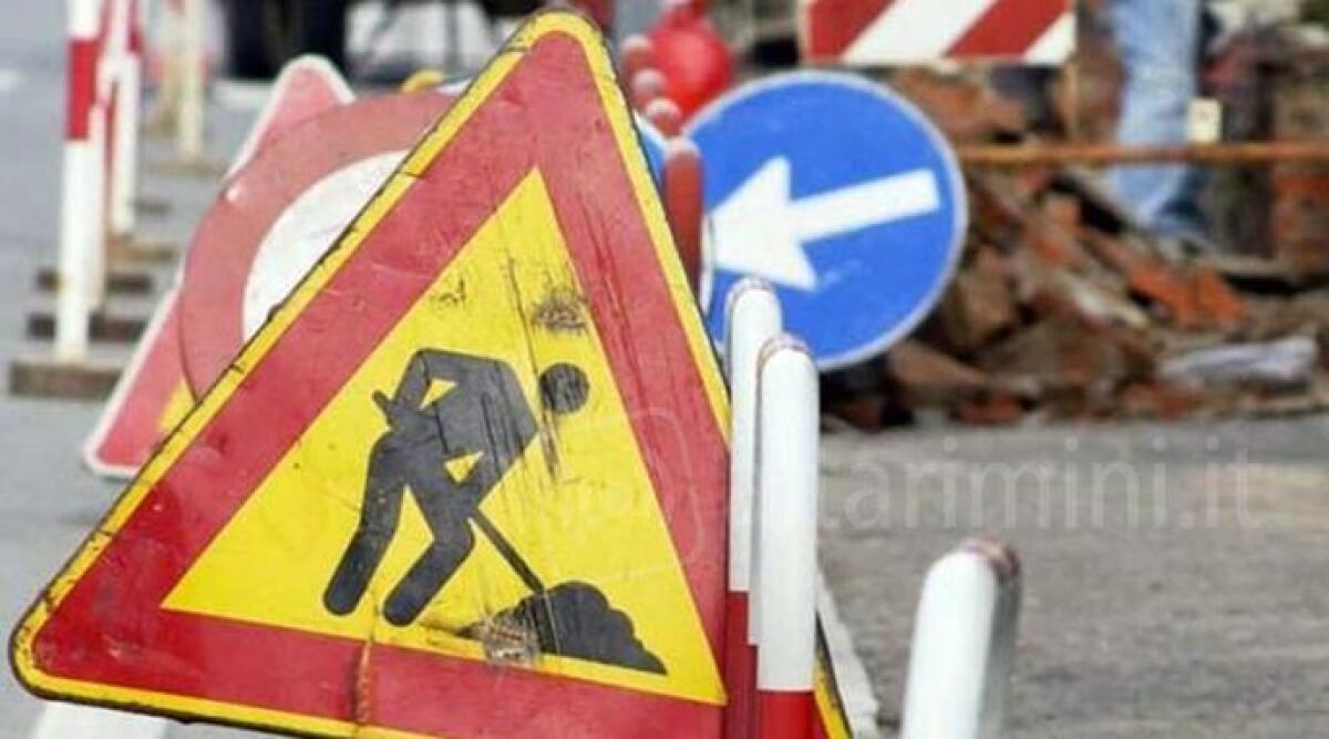 Santarcangelo, due giorni di chiusura per un tratto di via Bargellona - Foto di repertorio
