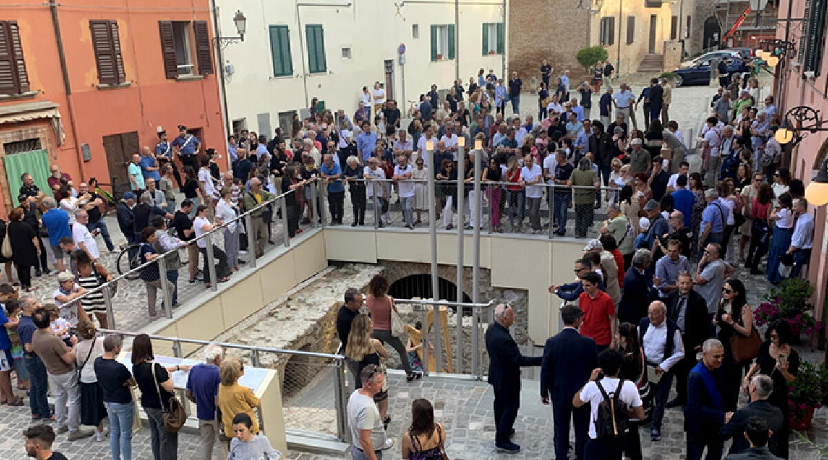 Un tesoro a cielo aperto: Santarcangelo inaugura la nuova piazza Balacchi - La nuova piazza Balacchi di Santarcangelo di Romagna