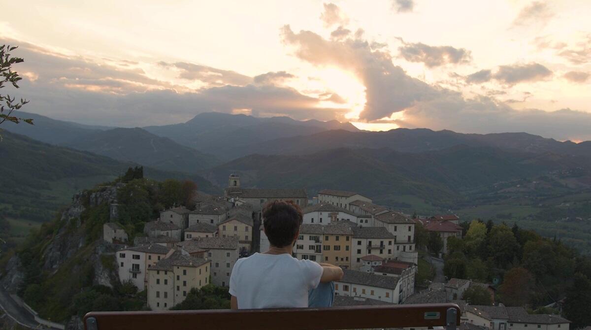 Valmarecchia, uno spot per promuovere i territori: paesaggi, cultura ed eccellenze enogastronomiche - Un frame dello spot dedicato alla Valmarecchia