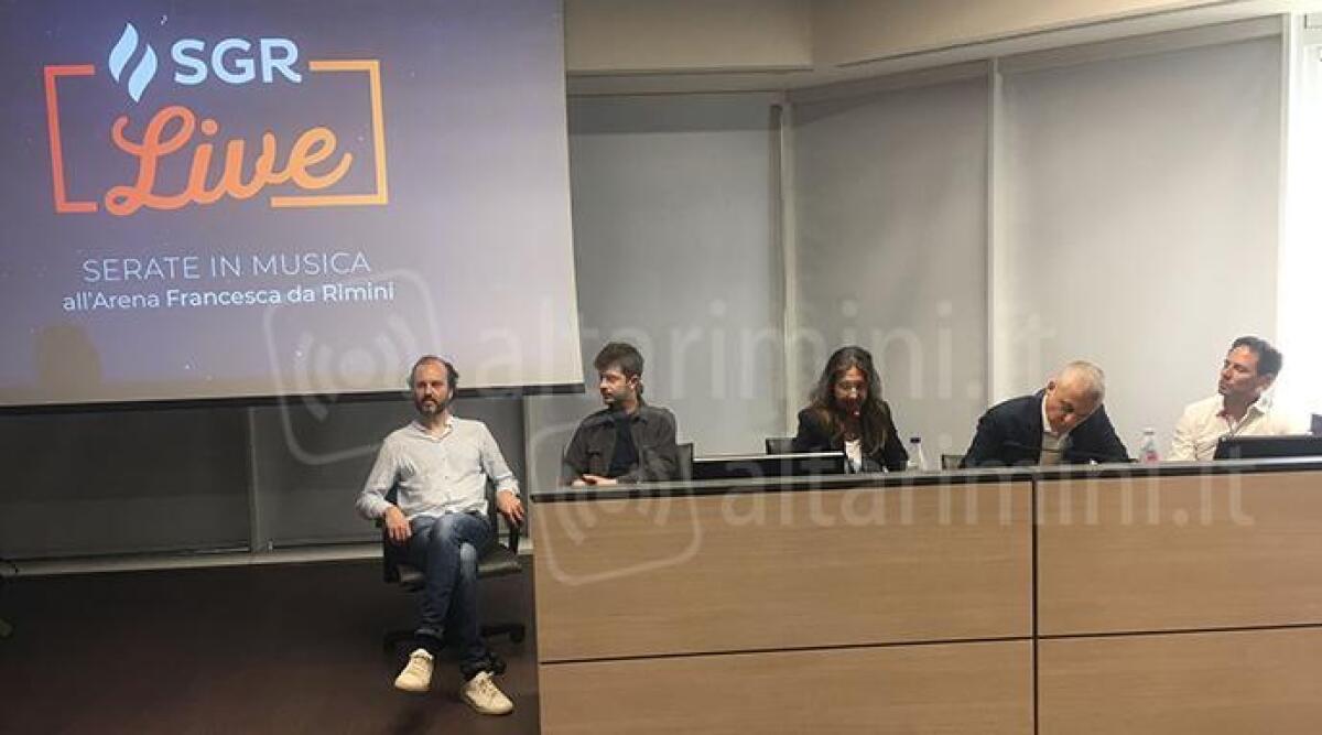L'estate musicale di Rimini: Sgr Live accende le notti dell'Arena Francesca da Rimini - La conferenza stampa