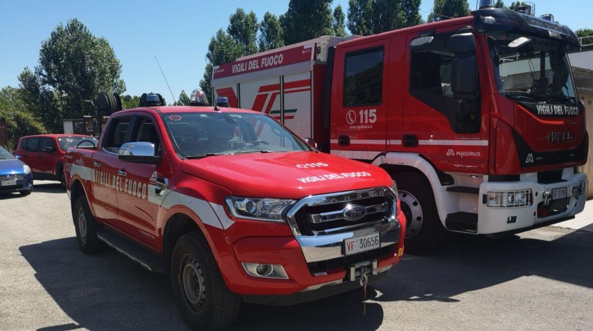 Bellaria Igea Marina, operativo il distaccamento estivo dei Vigili del Fuoco - Automezzi dei Vigili del fuoco