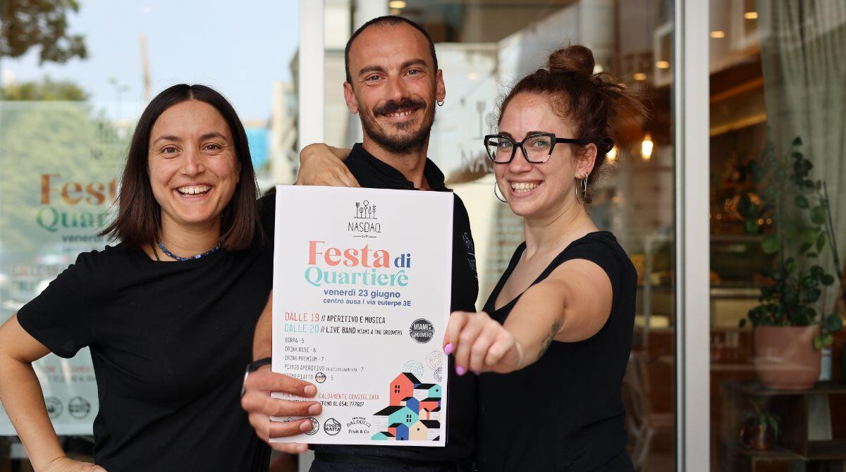 Nasce la festa di Quartiere per rivitalizzare il Centro Ausa a Rimini - Gli organizzatori della Festa di Quartiere
