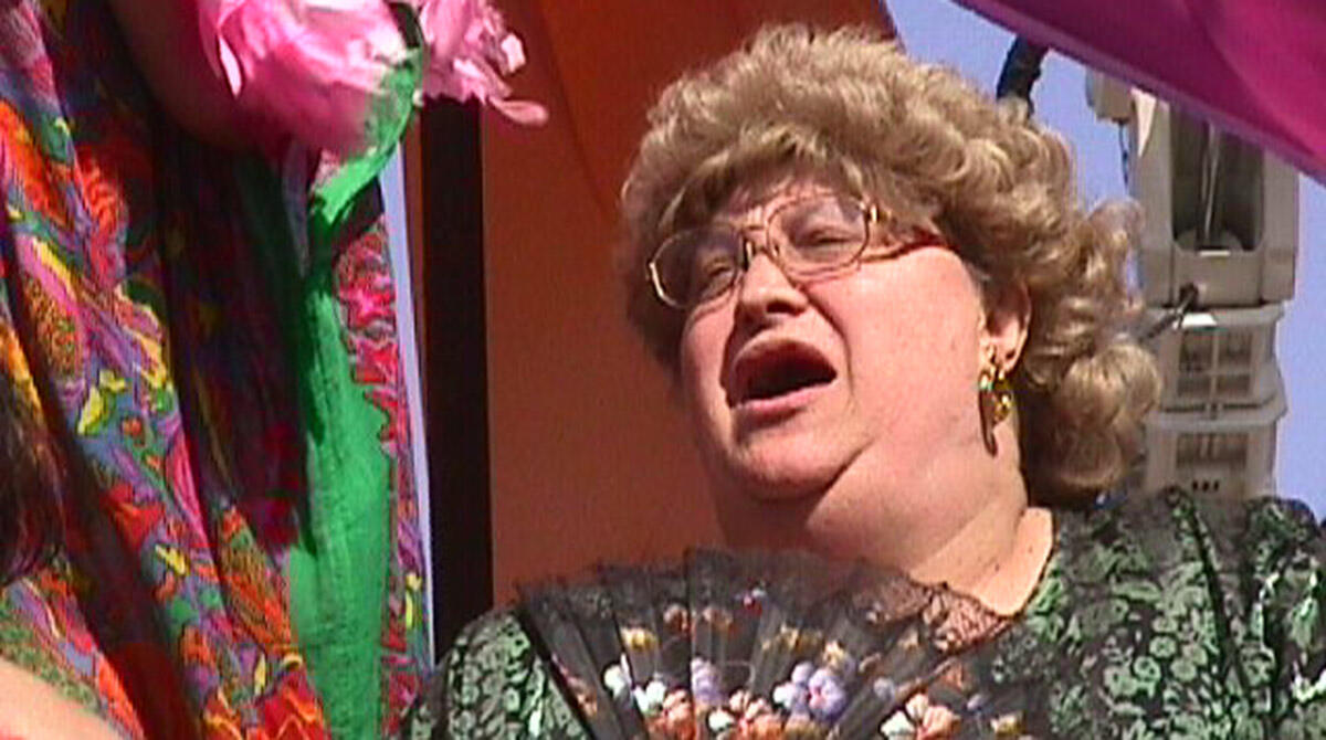 Un'intitolazione alla felliniana Marcella Di Folco: donna politica trans. La proposta di Arcigay Rimini - La militante per i diritti transgender Marcella Di Folco - Foto di Giovanni Dall'Orto, 22 maggio 1999