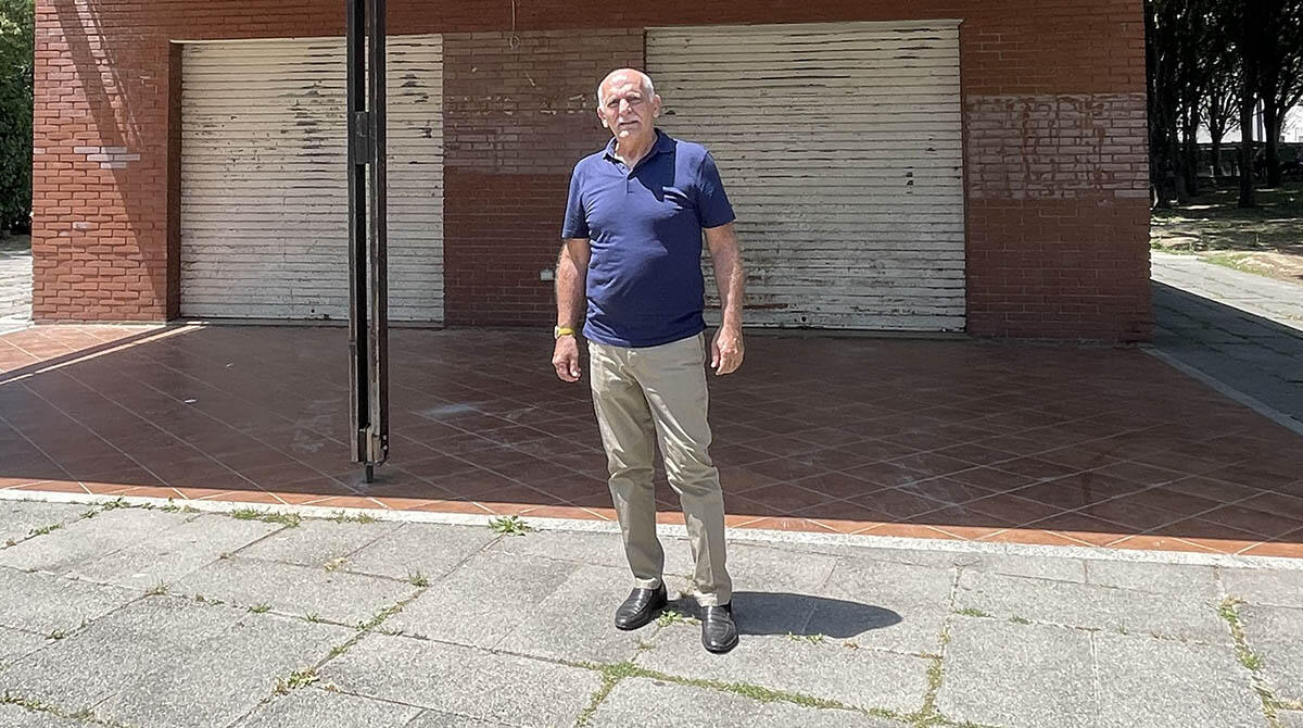 Parco della Pace di Cattolica, il bar al centro di un progetto per l'occupazione di persone con disabilità - L'assessore del Comune di Cattolica Romeo al Parco della Pace