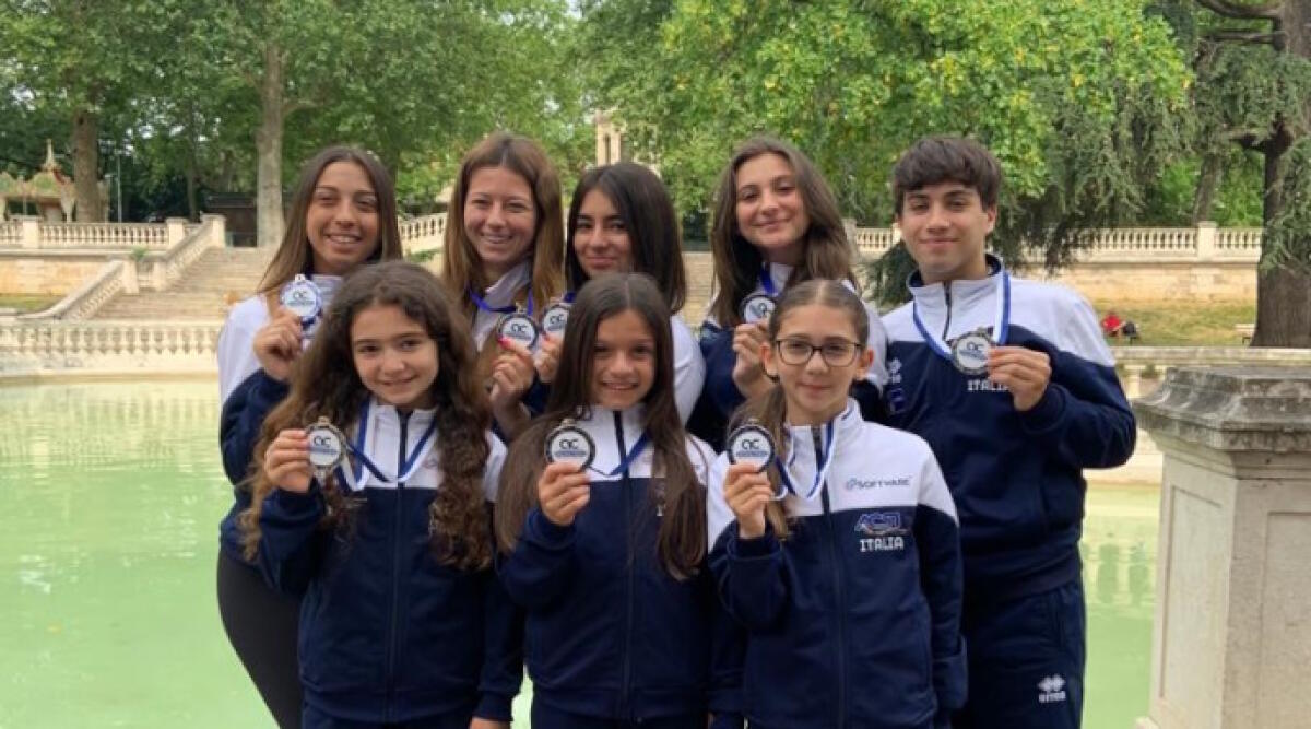 Il pattinaggio riccionese brilla: pioggia di medaglie per le giovani promesse della Polisportiva - Gli atleti del pattinaggio Riccione