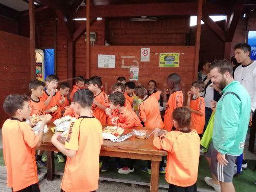 La squadra 2015 al buffet