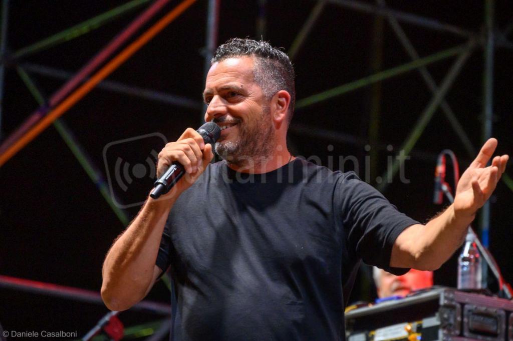 Mirko Casadei sul palco