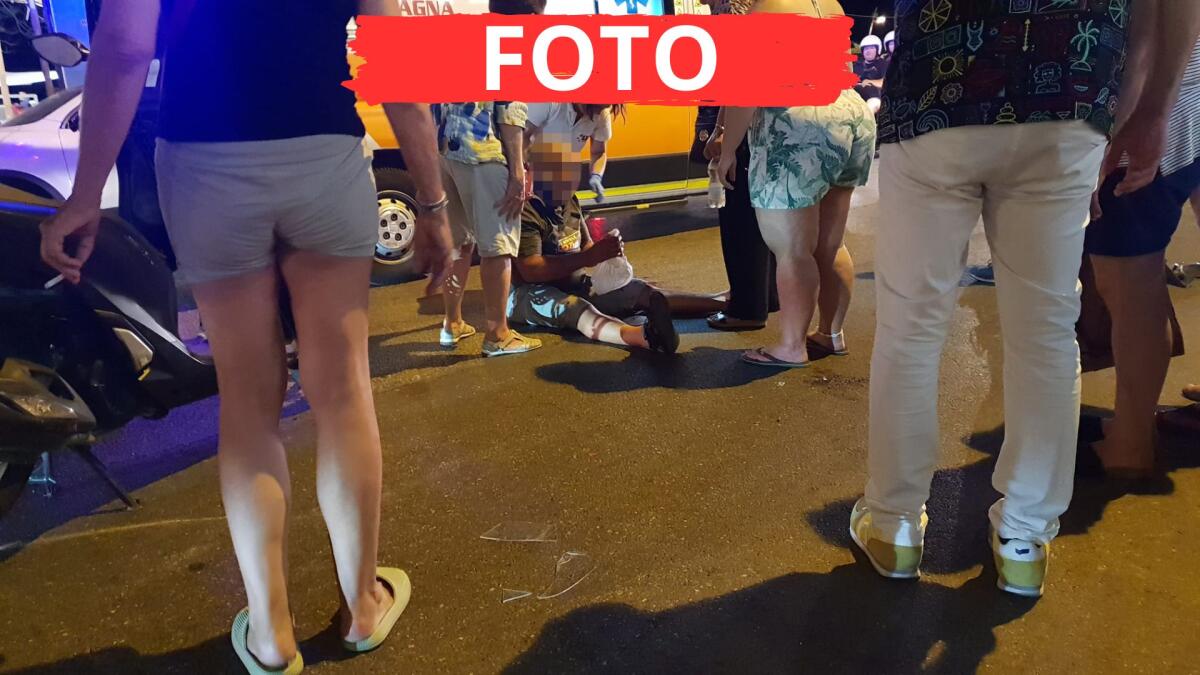 Incidente a Rivazzurra: pedone investito da uno scooter, due feriti - Il luogo dell'incidente