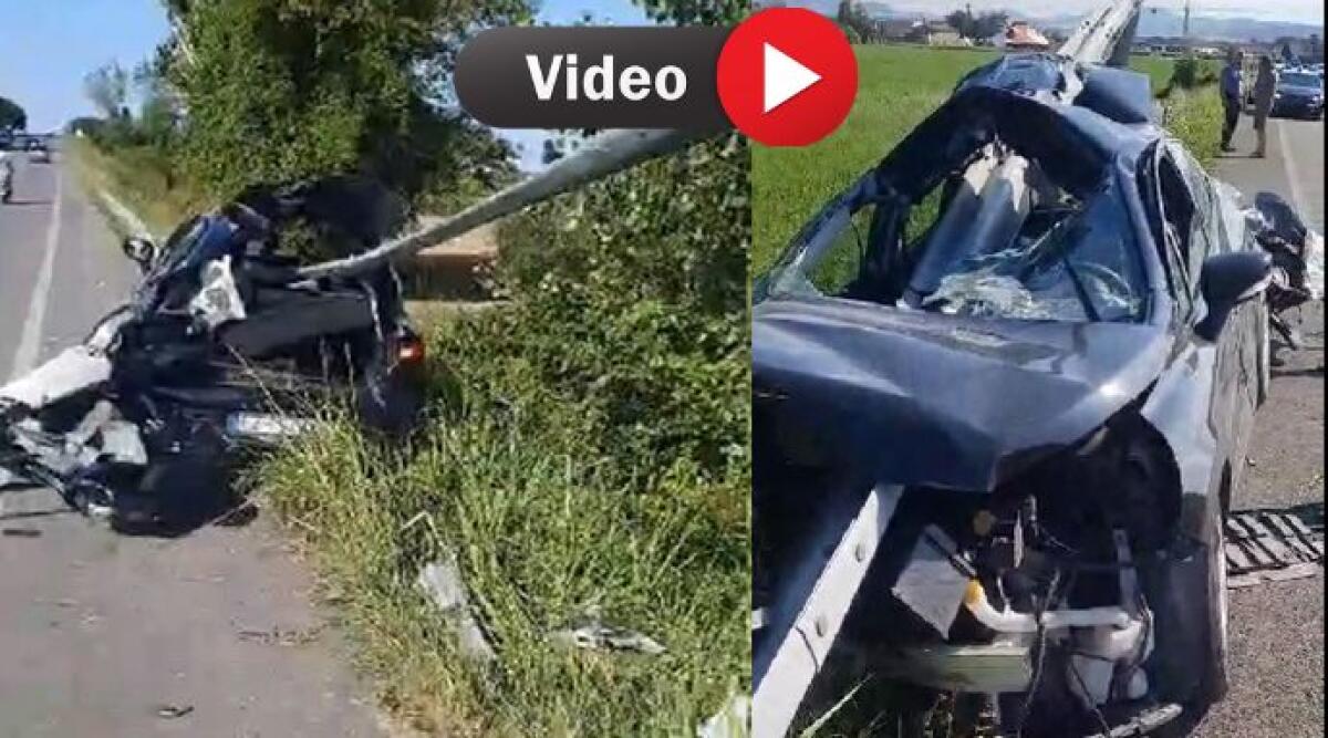 Auto infilzata dal guard rail, donna salva per miracolo. Spaventoso incidente a Santarcangelo - la vittima ha riportato solo lievi ferite