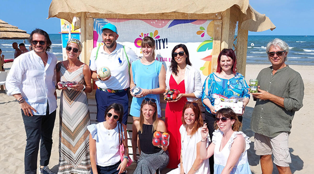 Be Fruity! Tour fa tappa a Rimini: ortofrutta di qualità direttamente sulla spiaggia - Be Fruity al via a Rimini
