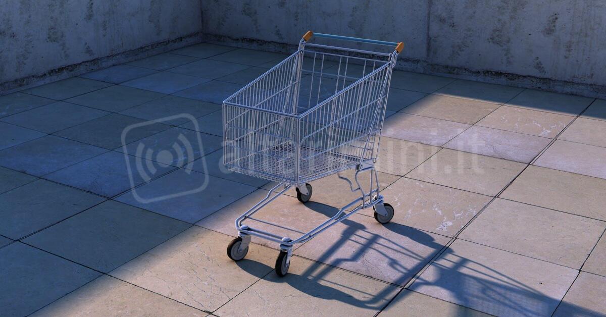 Resta in carcere la guardia giurata accusata di aver molestato al supermercato una bambina di 8 anni - Photo by Pixabay on <a href="https://www.pexels.com/photo/cart-push-cart-shadow-shopping-cart-236910/" rel="nofollow">Pexels.com</a>
