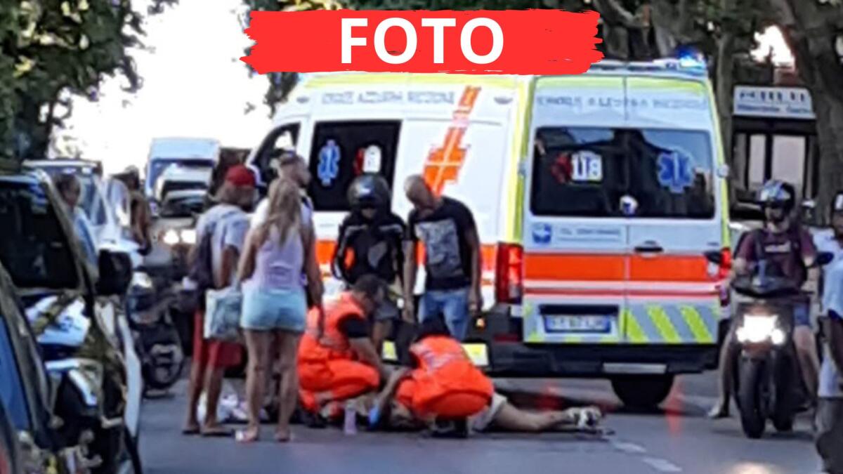 Investita da uno scooter in via Tripoli: donna trasportata in elisoccorso all'ospedale - Il luogo dell'incidente