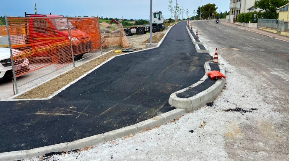 Misano: al via l’asfaltatura della ciclabile di  Scacciano e della provinciale fino a Riccione - Ciclabile Scacciano - Riccione