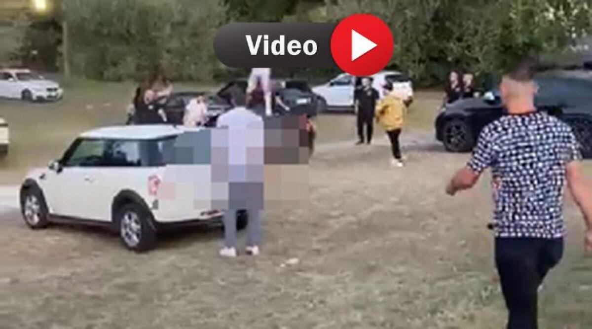Giovane investito nel parcheggio della discoteca: è giallo - Un fermo immagine di quanto accaduto