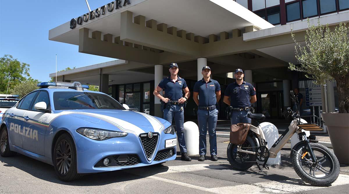 Ruba bici elettrica a Senigallia, arrestato a Rimini grazie al Gps - La bici elettrica recuperata