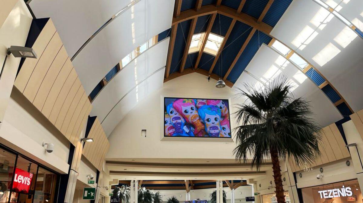 Nuovi innovativi ledwall alle Befane di Rimini con video di qualità ed intrattenimento - Uno degli schermi alle Befane