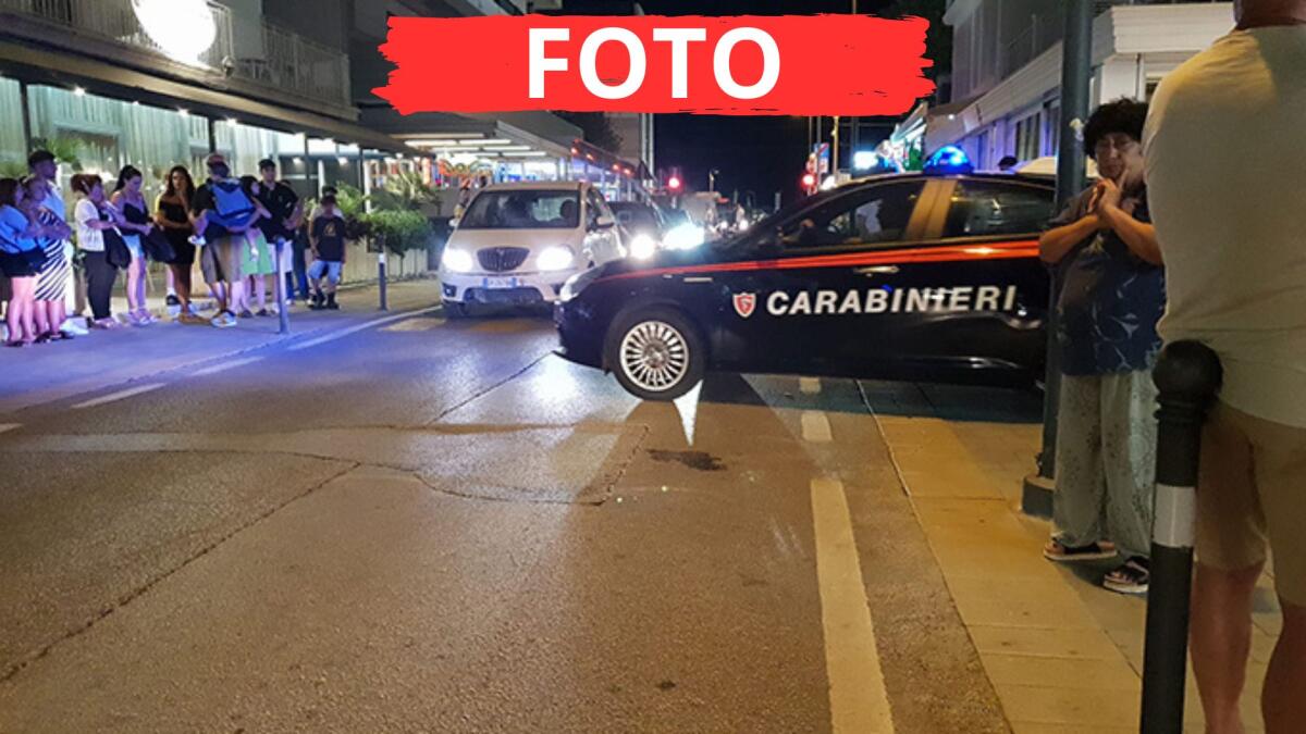 Donna in gravi condizioni dopo la caduta dal balcone di un hotel - Il luogo dell'incidente