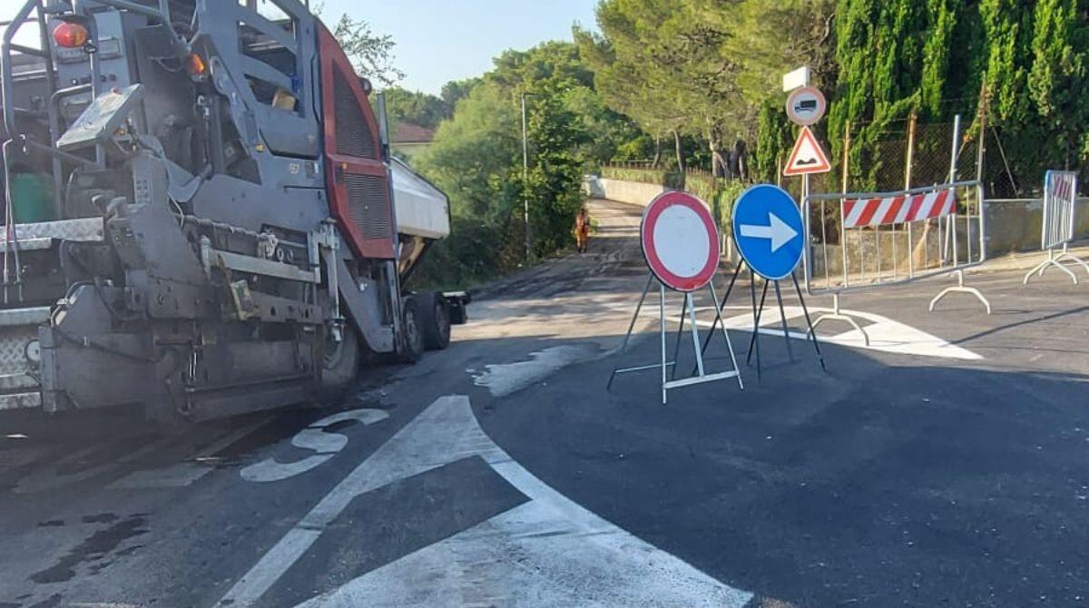 Manutenzione straordinaria delle strade a Riccione: tocca a Ca Pronti - Lavori a Ca Pronti