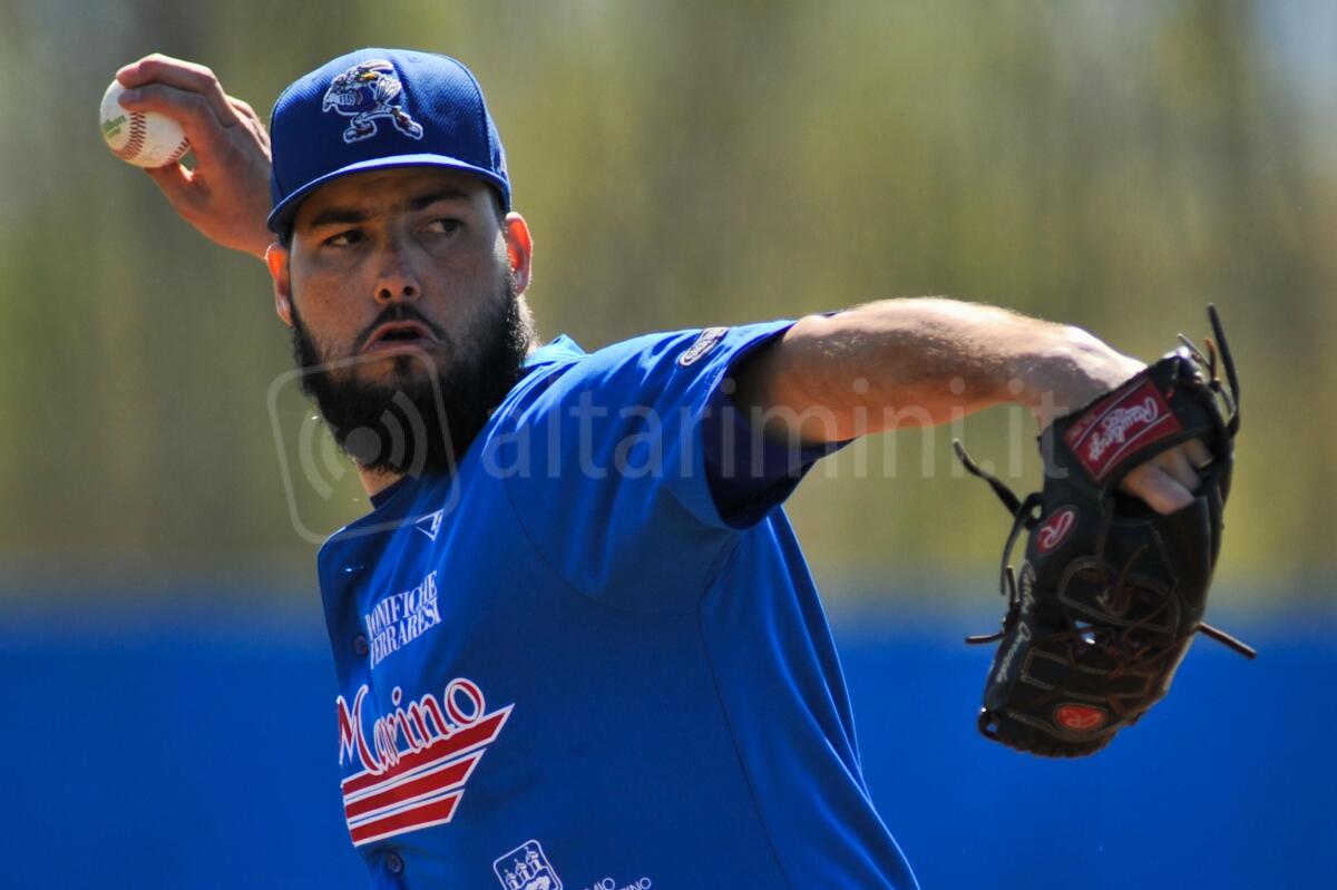 Baseball, cinquina del San Marino in gara3 contro il Grosseto - carlos Quevedo