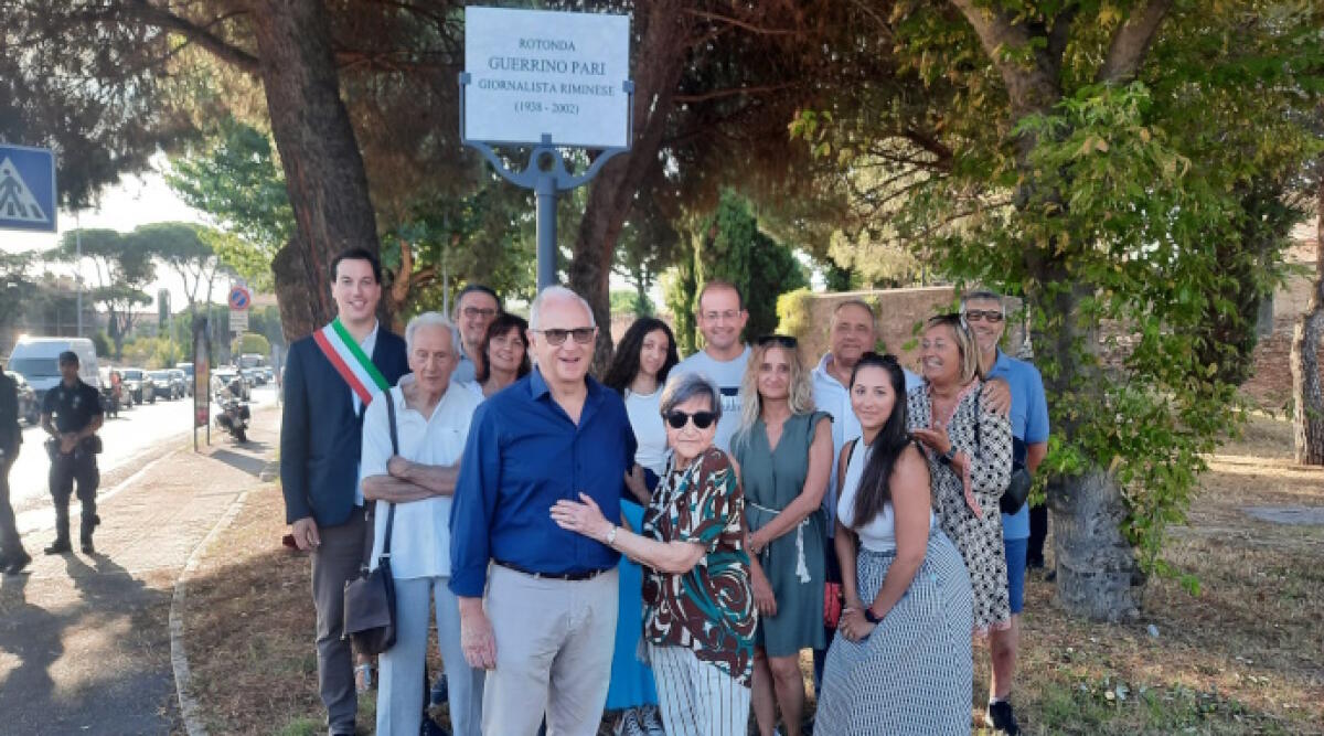 Intitolata a Guerrino Pari la rotonda fra Largo Unità d’Italia, Via Circonvallazione Meridionale e via Donato Bramante - Rotonda Guerrino Pari