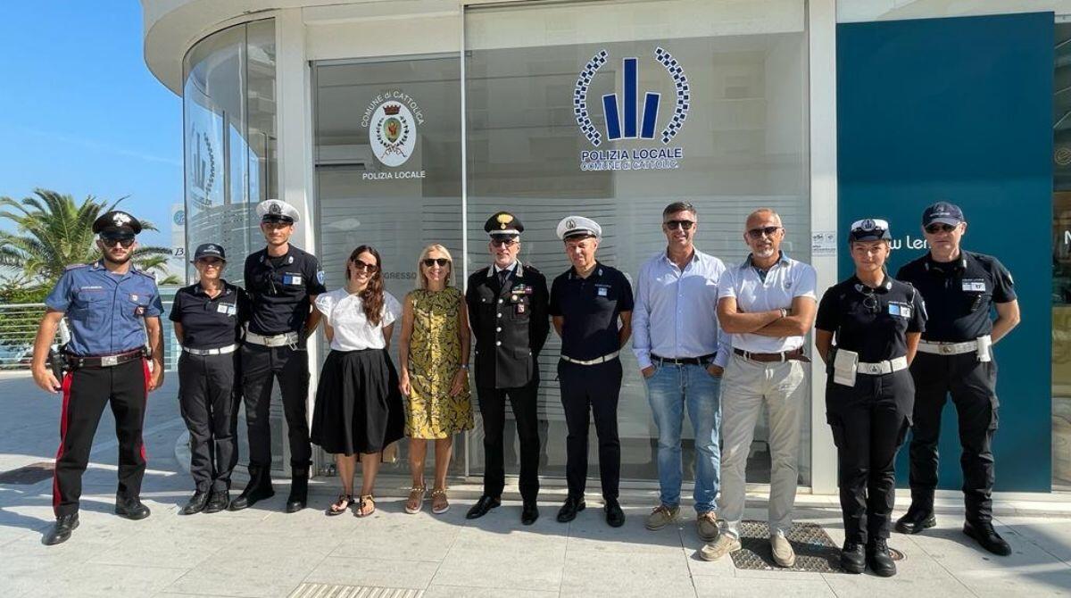 Cattolica, attivato il servizio estivo della Polizia Locale - Inaugurazione posto di Polizia Locale