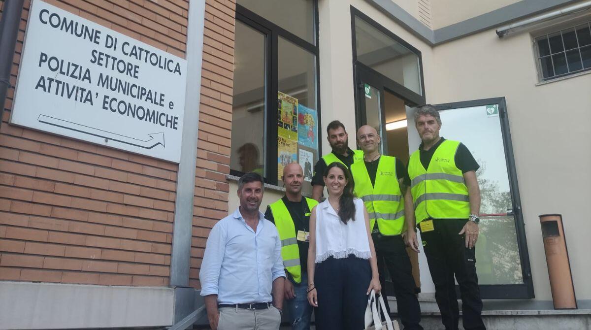 Sicurezza e convivenza civile, tornano a Cattolica gli Street Tutor - Ass. Gabellini e Ass. Belluzzi con gli Street Tutor