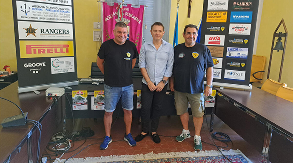 Coppa Città di Morciano: emozionante sfida per auto storiche e moderne - La presentazione in Comune della 3a Coppa Città di Morciano