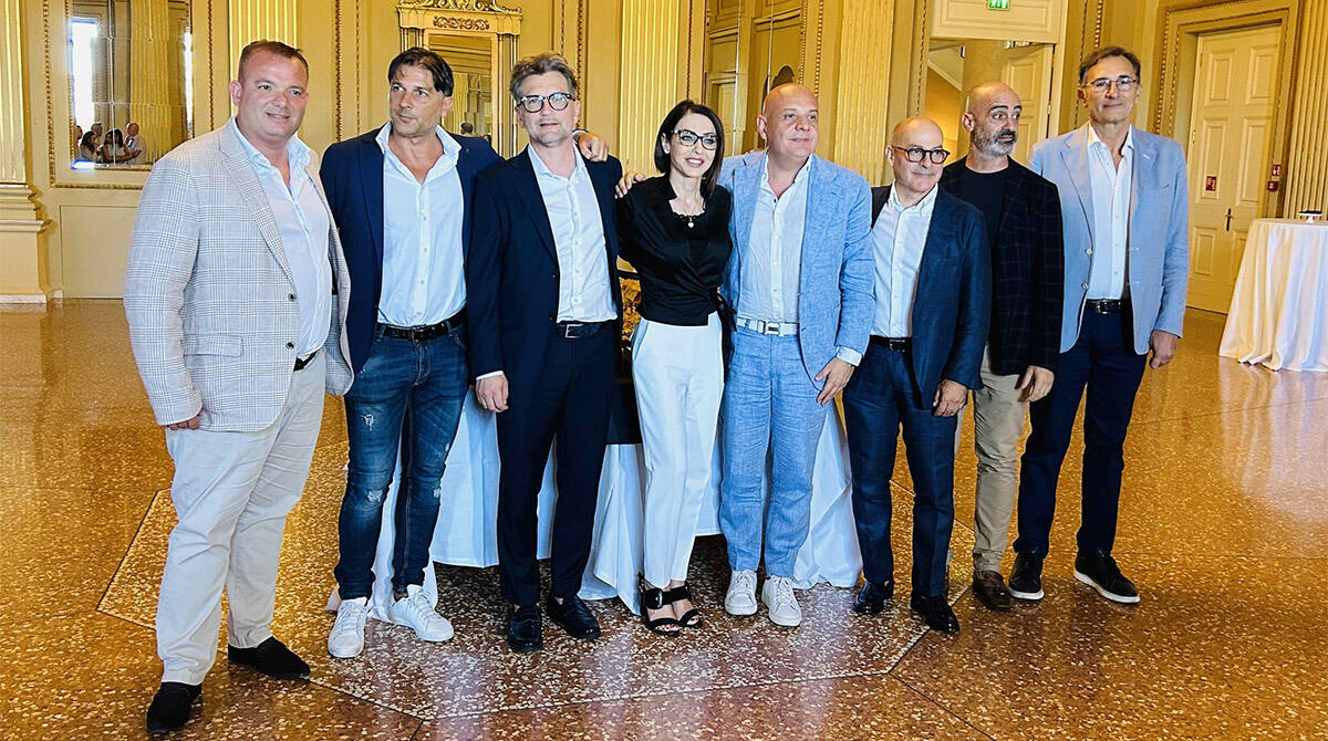 Rimini Calcio, sostenibilità parola chiave. Vokic nell'amichevole col Victor, non solo Under. Sarà un girone B più difficile - La dirigenza del Rimini Calcio (foto da Facebook)